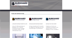 Desktop Screenshot of burkhard-group.com